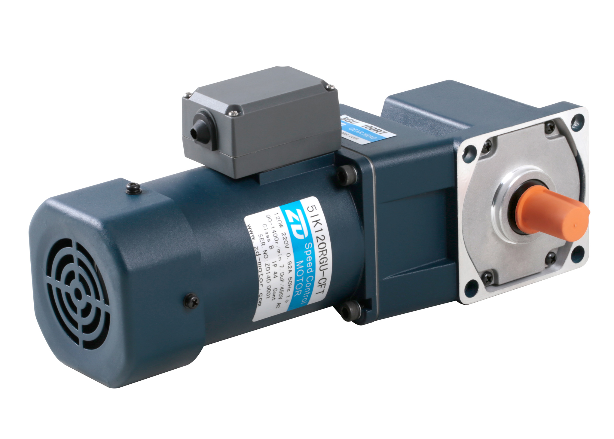 弧錐直角減速電機(jī)-調(diào)速120W90mm