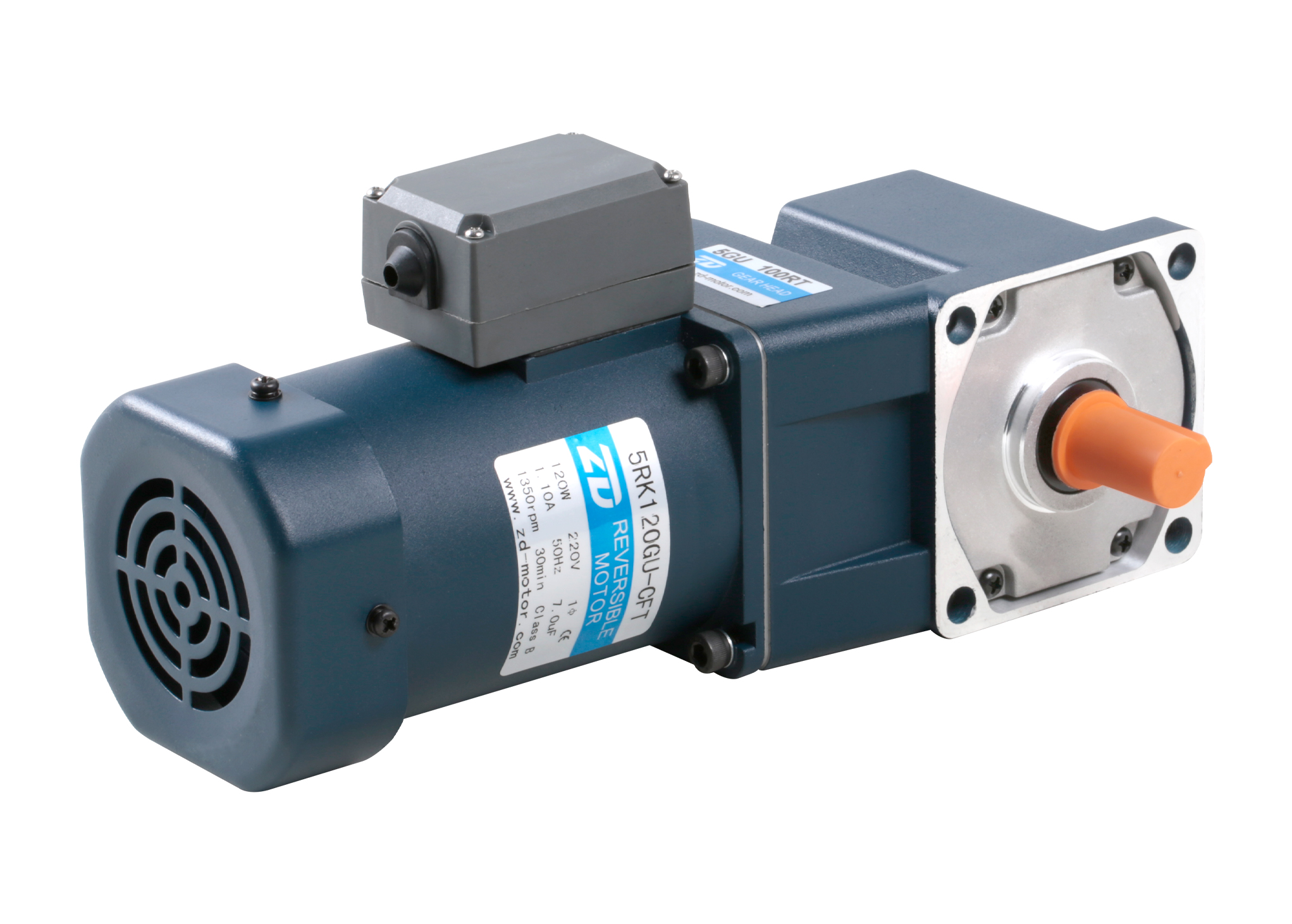 弧錐直角減速電機(jī)-可逆120W90mm