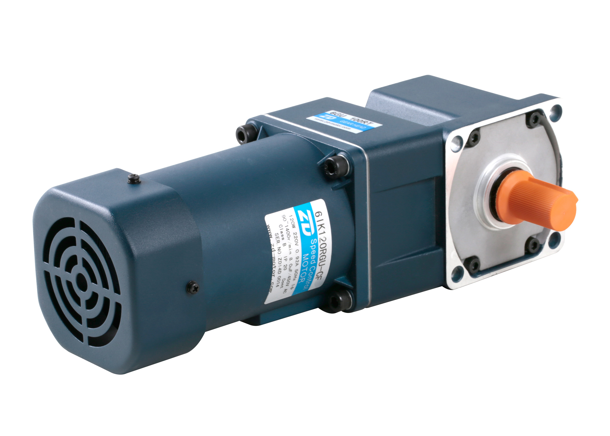 弧錐直角減速電機(jī)-調(diào)速120W104mm